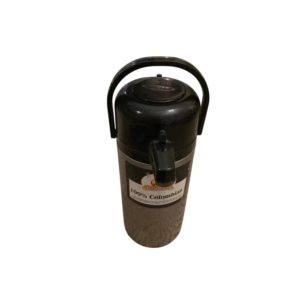 Thermal Airpot Coffee Dispenser 3l/102 oz Insulated Stainless‎ Steel - pre-owned